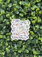 Dilly Dallying Goose Sticker