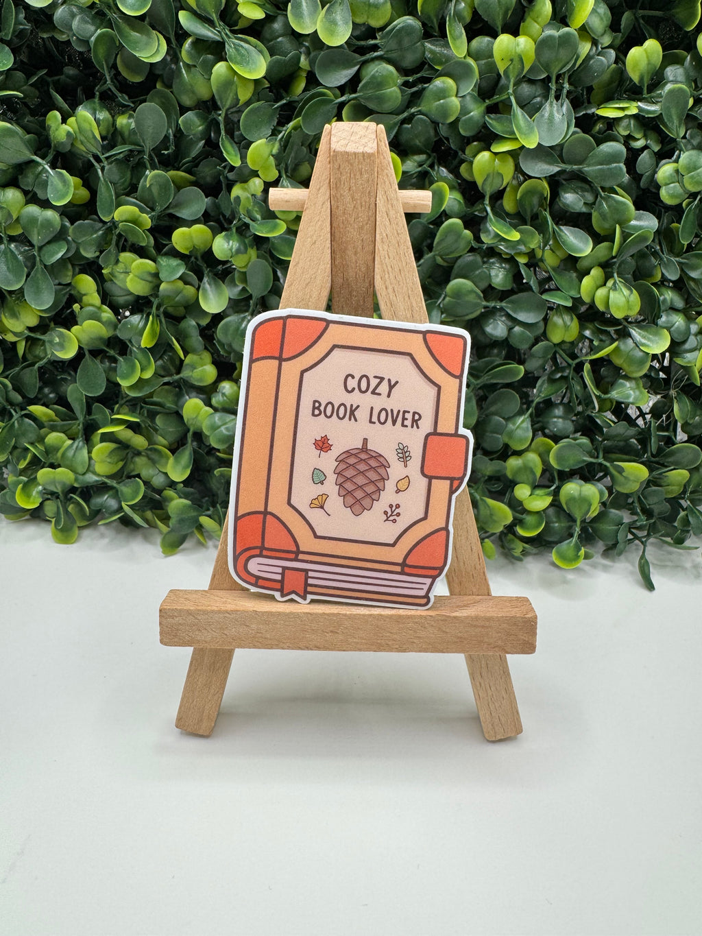 Cozy Book Lover Sticker