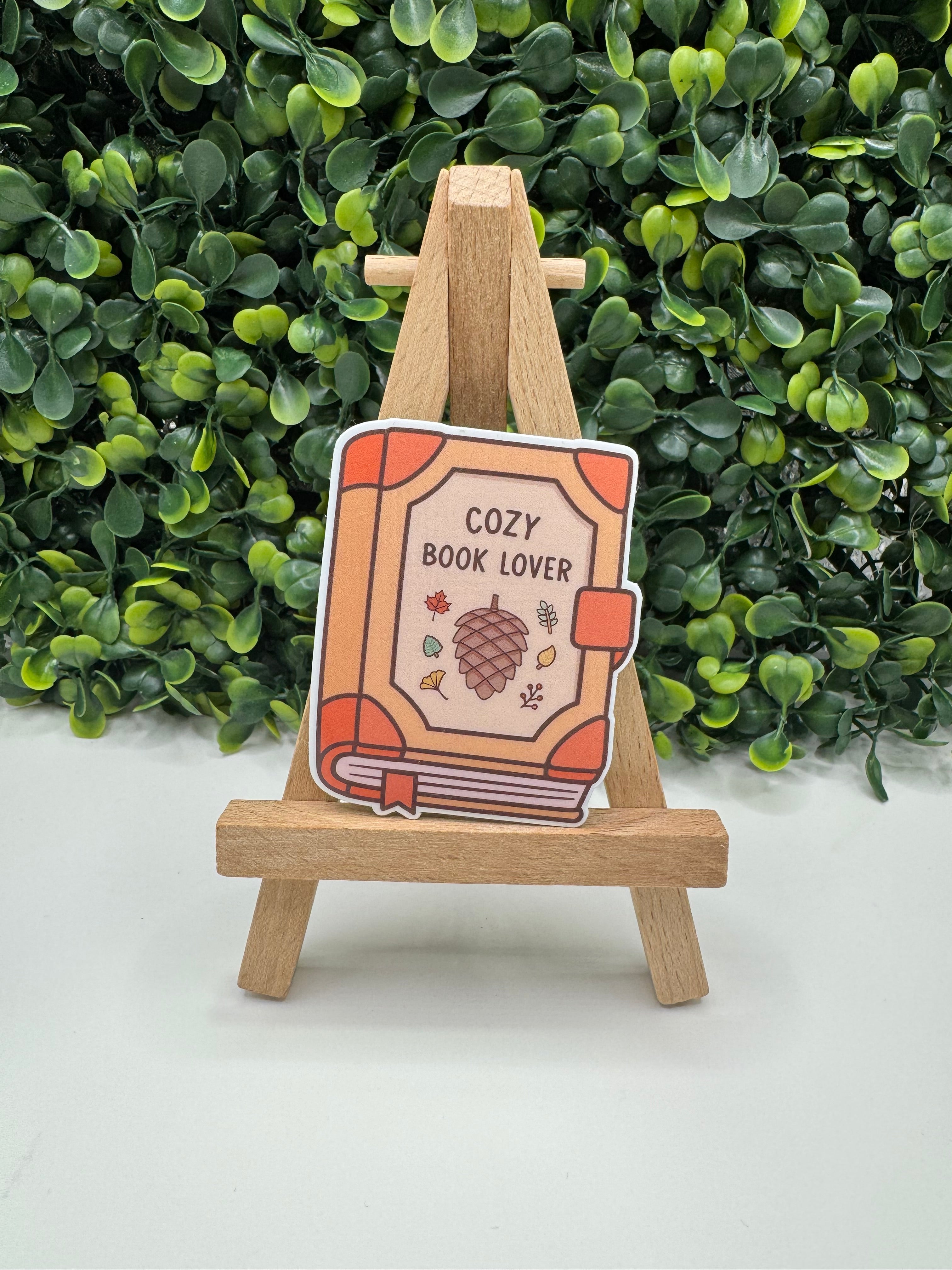 Cozy Book Lover Sticker