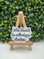 The Book is Always Better Sticker