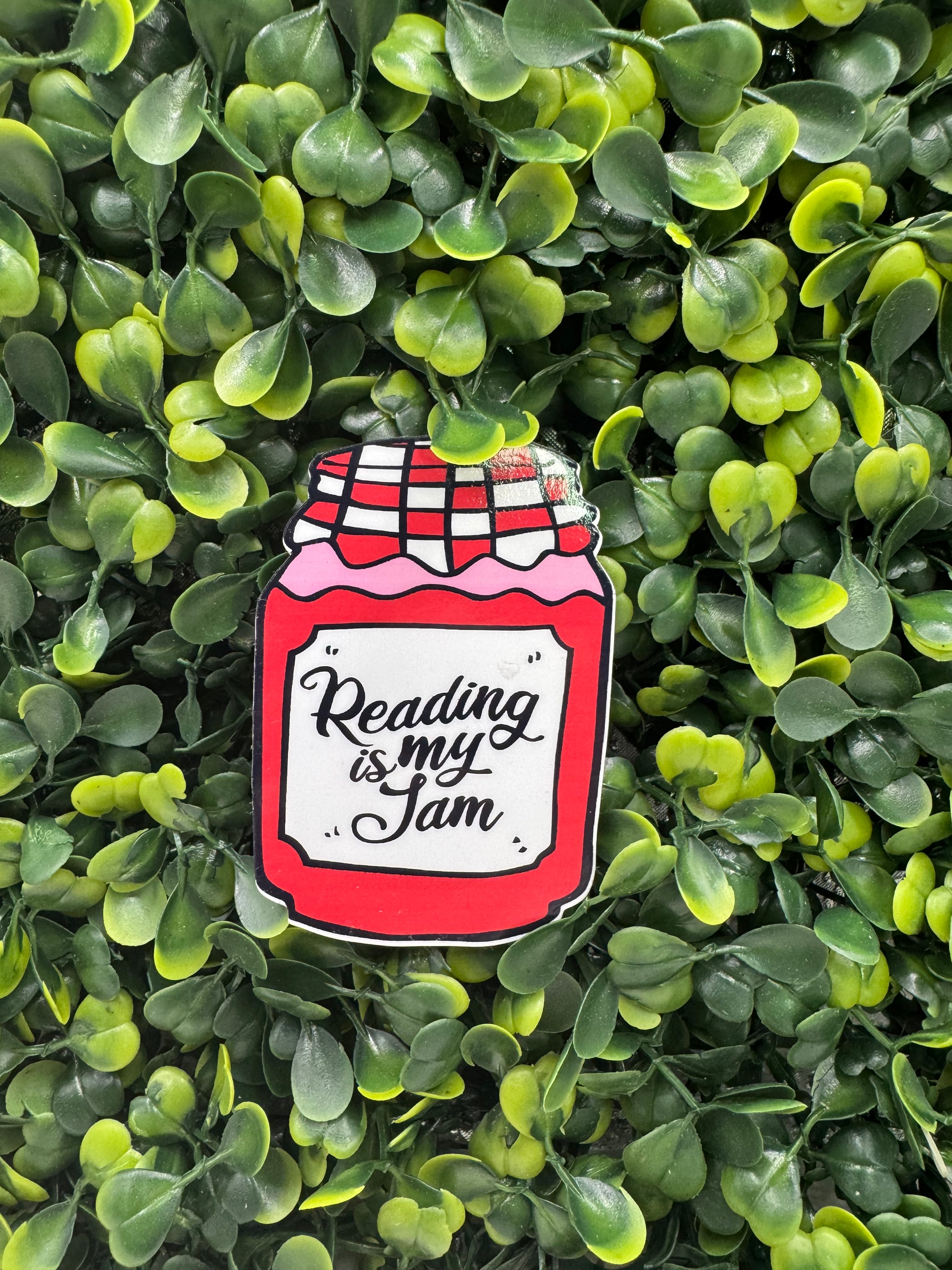 Reading is My Jam Sticker