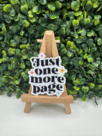 Just One More Page Sticker
