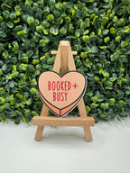 Booked & Busy Sticker