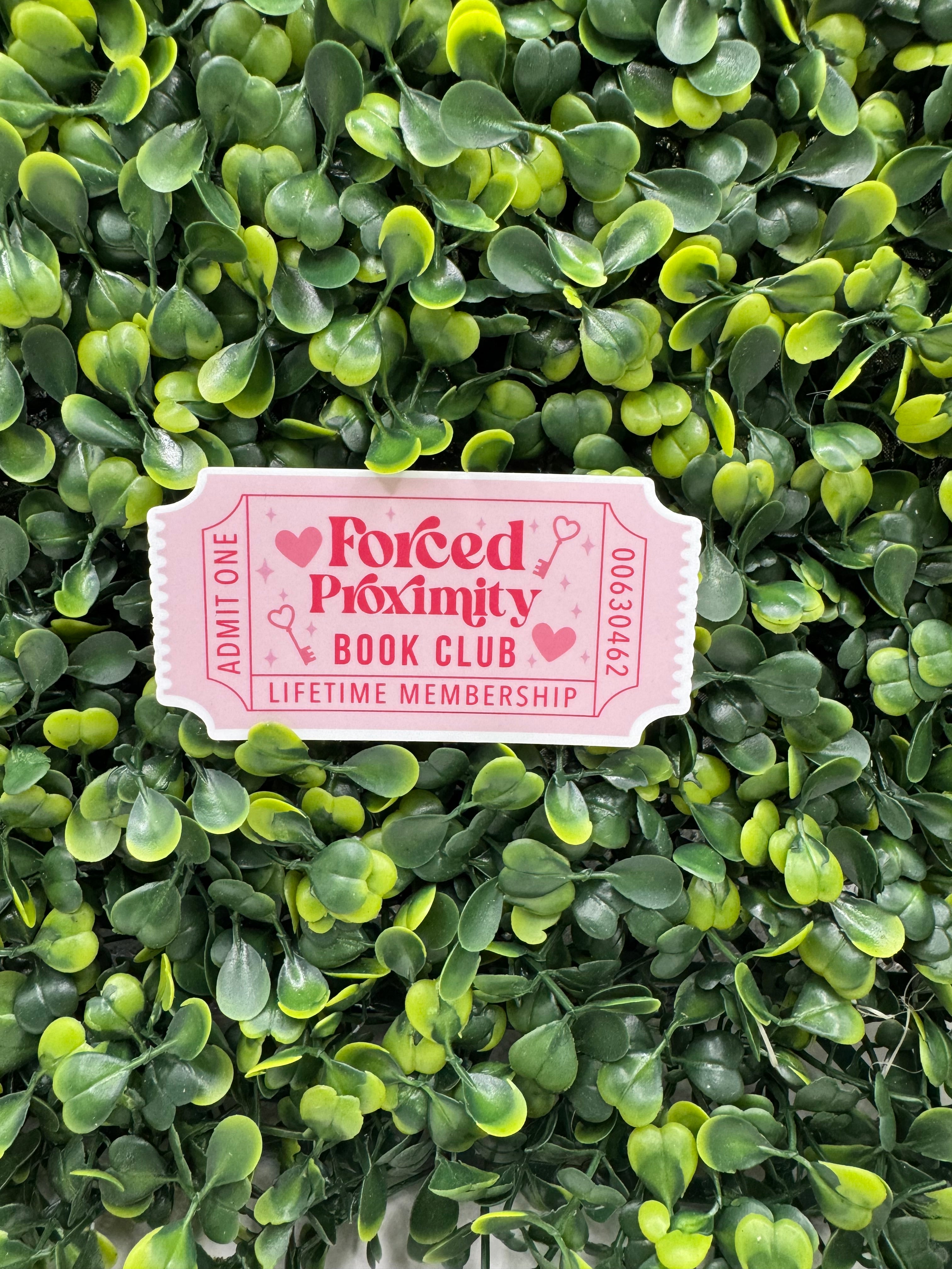Forced Proximity Ticket Sticker