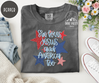 She love Jesus and America too T-shirt