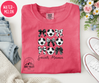 Soccer Mama with Bows T-shirt