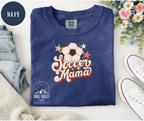 Soccer Mama with Stars T-shirt