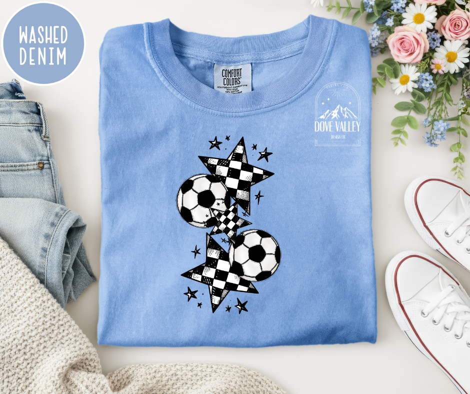 Soccer Ball with Stars T-shirt