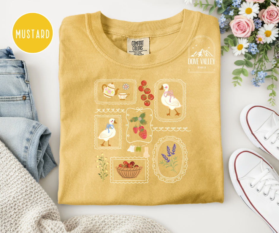 Vintage Cottage Garden T-shirt