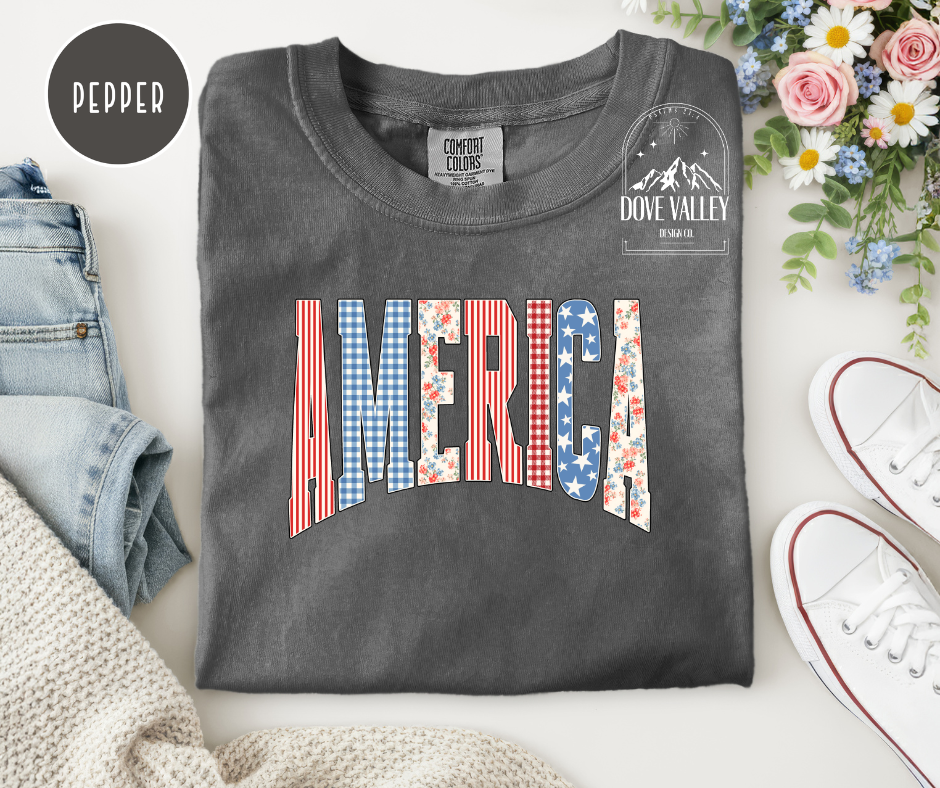America Patchwork T-Shirt